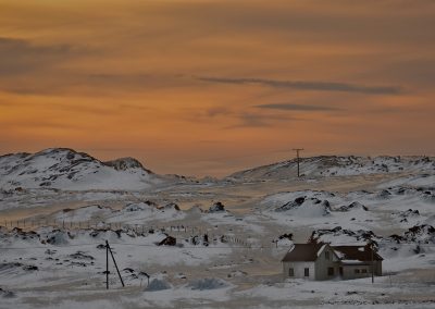 Avond over Kiberg, Varanger Noorwegen. Kris De Rouck fotoreizen, natuurfotografie, natuurfotoworkshops