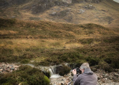 Fotoreis Glencoe Schotland fotograaf Michel Lucas in actie | Nature Talks Fotoreizen