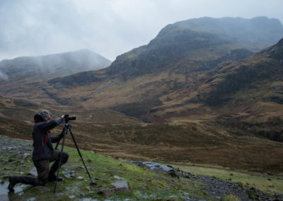 Fotoreis Glencoe Schotland fotograaf Michel Lucas in actie | Nature Talks Fotoreizen