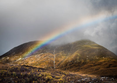 Fotoreis Glencoe Schotland berglandschap met regenboog | Nature Talks Fotoreizen