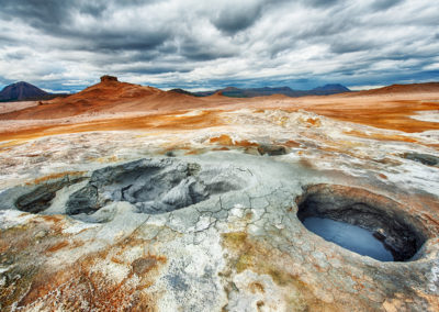 Hverir hdr foto tijdens Fotoreis Ijsland zomer