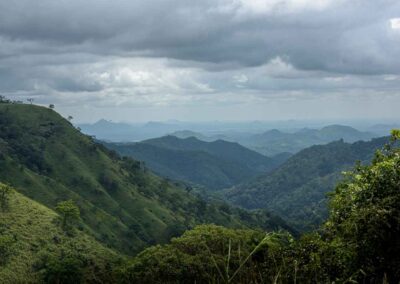 Bergachtig landschap van Sri Lanka
